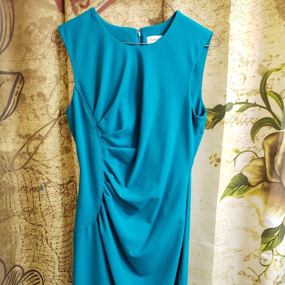 Calvin Klein Teal Dress